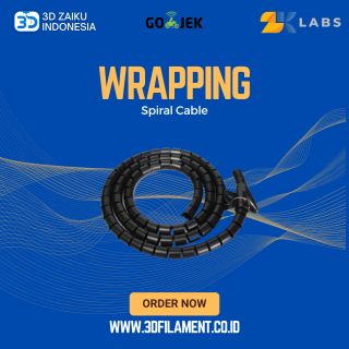 3D Printer Wrapping Spiral Cable Merapihkan Kabel Mesin 3D Printer CNC